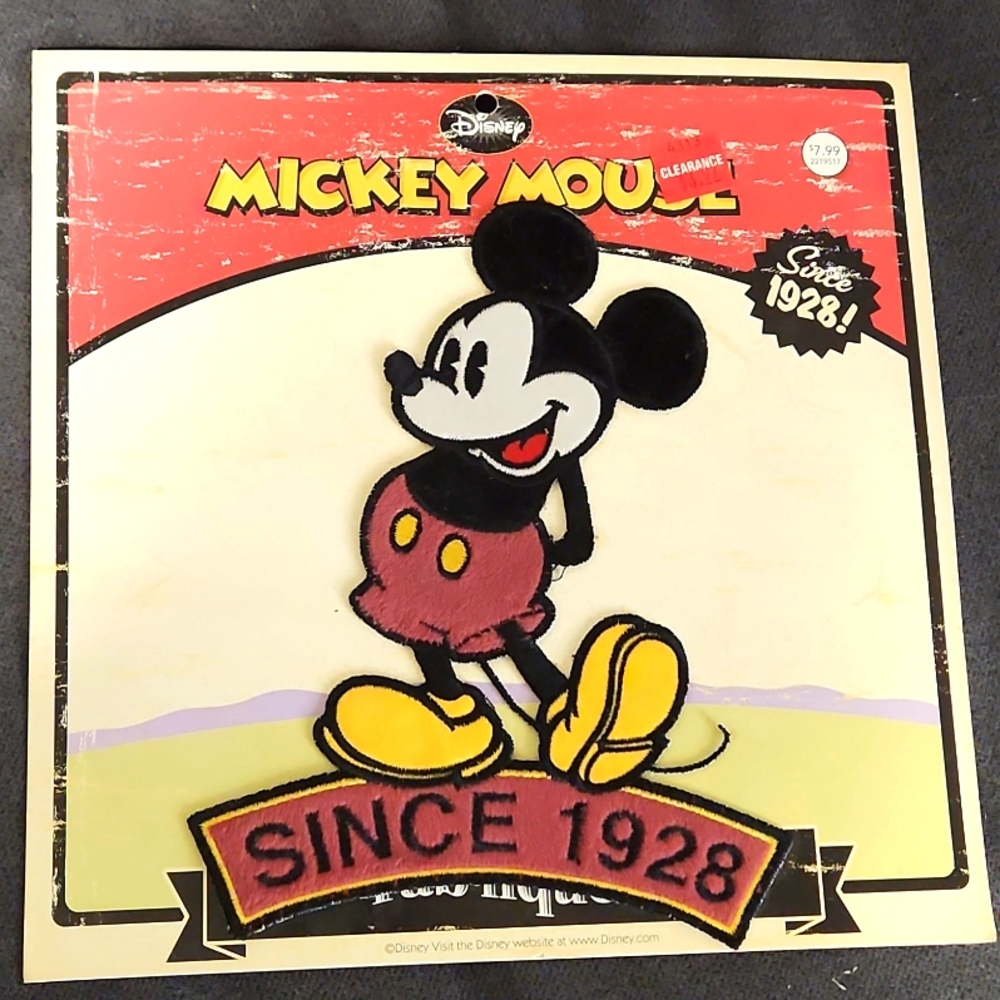 Vintage mickey mouse patch